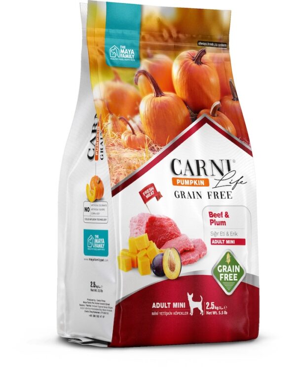 FurRwe - Grain Free,  Hyper Premium, PUMPKIN, Beef and Plum for Adult Miniature Dogs