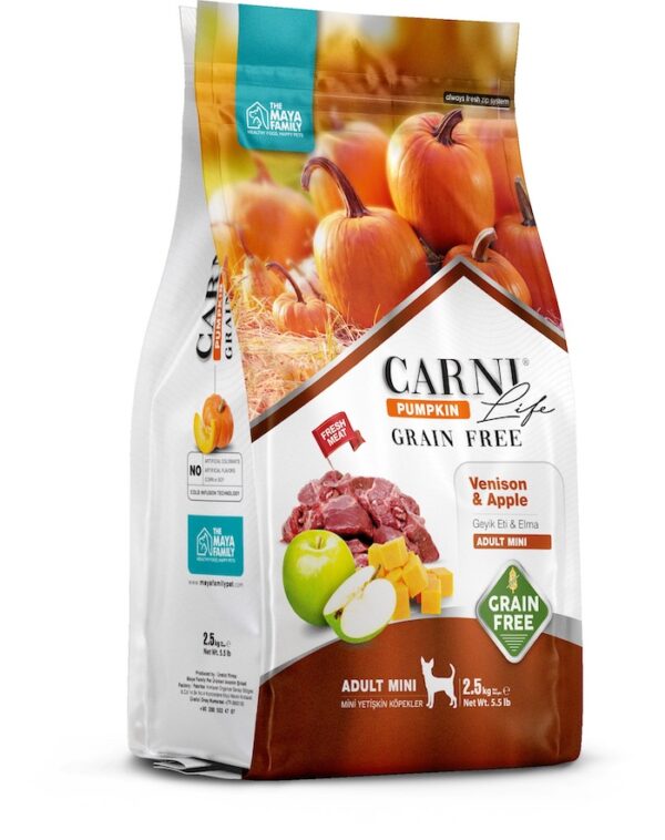 FurRwe - Grain Free,  Hyper Premium, PUMPKIN, Venison and Apple for Adult Miniature Dogs